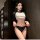 Woman modeling qqny maid costume lingerie set – tempting modest seductive sleepwear with no-remove design, featuring cropped ...