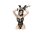 Woman in black lace bodysuit with bunny ears, showcasing qqny pure allure sleepwear set – elegant sensual lingerie for women.