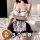 Elegant sensual lingerie set featuring a maid-themed design, perfect for luxury bedroom wear.
