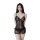 Elegant black lace sleepwear set featuring sheer chemise with floral patterns and matching briefs, perfect for luxurious nigh...