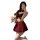 Woman in qqny seductive lounge set with bow details, holding plush toy and taking selfie. luxury sensual nightwear.
