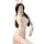 Rabbit girl costume set featuring plush bunny lingerie outfit with fluffy tail and skirt, perfect for cosplay and role play.