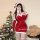 Sexy christmas outfit - seductive cosplay lingerie set for new year party & role play