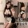 Sexy bunny costume set for women, featuring sexy lingerie and seductive bunny sleepwear, perfect for bedroom play ensembles.