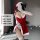Rabbit girl costume for women - sexy bunny outfit with maid dress, perfect for halloween & christmas cosplay, includes santa ...