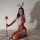 Sexy rabbit-themed lingerie set featuring lace sleepwear, no-remove costume with bunny ears and trident accessory for adults.