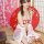 Rainy Night Seduction Lingerie Set - Shrine Maiden Kimono Style Bondage Bra & Pleated Skirt Outfit - Product Image