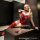 Red bunny girl costume set - sexy & playful tight-fit lingerie outfit, no-adjust design