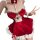 Sexy red bunny girl costume with fluffy details, perfect for new year and christmas outfits.