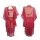 Red chinese-inspired sexy lingerie set featuring sheer hanfu style bodysuit with matching accessories, perfect for curvy brid...