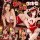 Red christmas sexy lingerie set - festive naughty outfit for new year passion & holiday role play