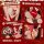 Red christmas sexy lingerie set - festive naughty outfit for new year passion & holiday role play
