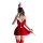 Red christmas new year lingerie dress - sexy low-cut suspender mini dress, no-remove holiday costume