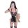 Red desire lingerie set - seductive maid costume, sheer cosplay outfit & pure-allure sleepwear for women