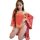Red embroidered chinese tang suit lingerie featuring sheer lace design, perfect for adults seeking elegant and seductive atti...