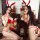 Red rabbit girl costume set - sexy new year & christmas lingerie outfit for women, no-remove design