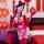 Red sexy bodysuit set - new year lingerie outfit for women, featuring tight design with playful hearts and festive red accent...
