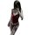 Red velvet bunny costume - sexy new year lingerie bodysuit with bow & cut-outs
