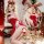 Sexy santa cosplay outfit with deer motif & busty silhouette