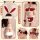 Red new year bunny lingerie set - sexy no-remove rabbit girl costume for women, featuring festive bunny ears and trunks with ...