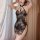 Retro lace cheongsam sleepwear set featuring sexy vintage design, buttoned details, tassels, and sheer cutouts.