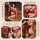 Romantic chinese-inspired lingerie set featuring hanfu-style design with intricate red silk detailing, perfect for small bust...