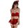 Sexy rudolph christmas lingerie set with reindeer antlers headband, perfect holiday outfit for festive date nights and new ye...