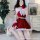Sexy rudolph-themed lingerie set for women, christmas cosplay outfit, holiday party costume & halloween performance wear
