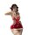 Ruiyun velvet sexy christmas nightgown - cute role play costume & holiday lingerie set featuring festive design with red acce...
