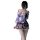 Ruolan japanese kimono-style lingerie set - sweet anime sleepwear robe & open-front nightgown for women
