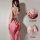 Ruolan sexy chinese-inspired lingerie set featuring sheer hanfu-style doudou, tie-strap skirt with traditional aesthetic desi...