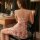 Sexy transparent babydoll sleep dress with floral pattern, delicate lace design, perfect for lounging.