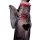 Sexy japanese-style lingerie set featuring sheer kimono robe with floral patterns, open-front design, perfect for adults.