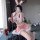Sexy bunny costume for women featuring festive design, perfect for live streams and christmas parties, stylish and playful ou...