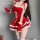 Xianyi velvet christmas lingerie set - pure & tempting short skirt sensual no-remove new year outfit s28