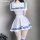Sailor-style sexy jk uniform set for women - pure & alluring schoolgirl costume, plus size available