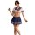 Sexy sailor uniform cosplay set featuring a cute sailor skirt, bow tie, and crop top, perfect for role play and adult enterta...