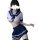 Sailor uniform lingerie set - cute student costume for role play, cosplay & stage performance featuring a sailor-style top wi...