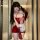 Seasonal lingerie set - tear-away sheer maid costume with open-crotch design for playful intimacy