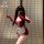 Seasonal lingerie set - tear-away sheer maid costume with open-crotch design for playful intimacy