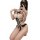 Seductive bunny costume for women - no-remove sexy lingerie outfit featuring lace and black straps, perfect for date night an...
