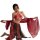 Seductive chinese dance costume set - sheer hanfu-inspired sensual lingerie & silk court gown for women, featuring intricate ...