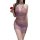 Seductive chinese-style lace cheongsam sleepwear with deep v plunge, transparent straps, and floral details.