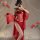 Seductive chinese-style lingerie set - vintage hanfu sleepwear & belly-baring doudou for bedroom romance
