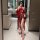 Seductive hanfu lingerie set - sexy qipao costume for women, ethereal fantasy nightwear with intricate designs and flowing fa...