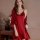 Seductive ice silk backless sleepwear set - sexy lingerie nightgown & robe, no-remove passion outfit, european style