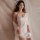 Seductive ice silk backless sleepwear set - sexy lingerie nightgown & robe, no-remove passion outfit, european style