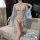 Seductive kimono-style lingerie set featuring delicate floral patterns, perfect for intimate moments. ideal for date nights a...