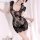 Seductive lace bodycon cheongsam dress - sheer sensual lingerie for date night & bedroom play