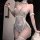 Seductive lace bodysuit with open-crotch, floral embroidery, and sheer panels – sexy boudoir outfit for adults.
